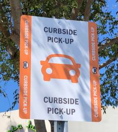 curbside sign